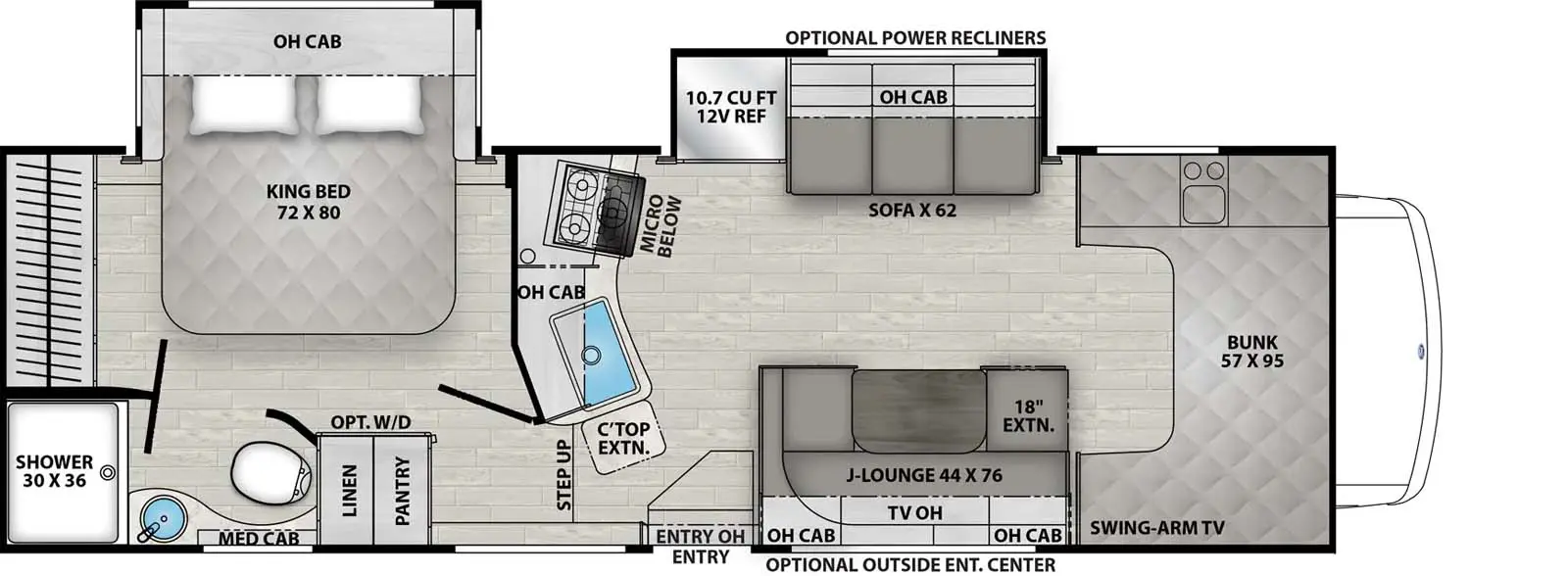 29KB - Ford E-450 Floorplan Image